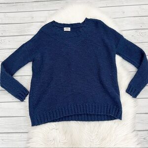 J. Crew Wallace Navy Blue Sweater
